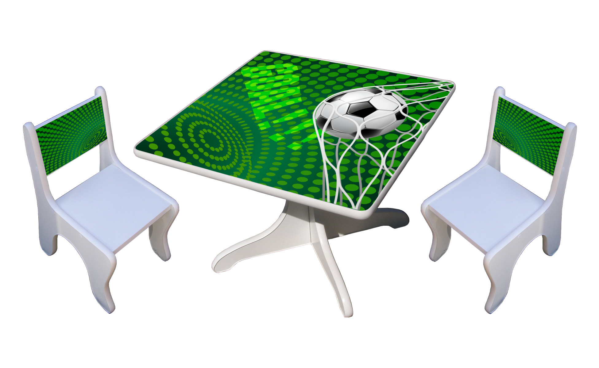 Becks stolk + 2x stolika Futbal zelen